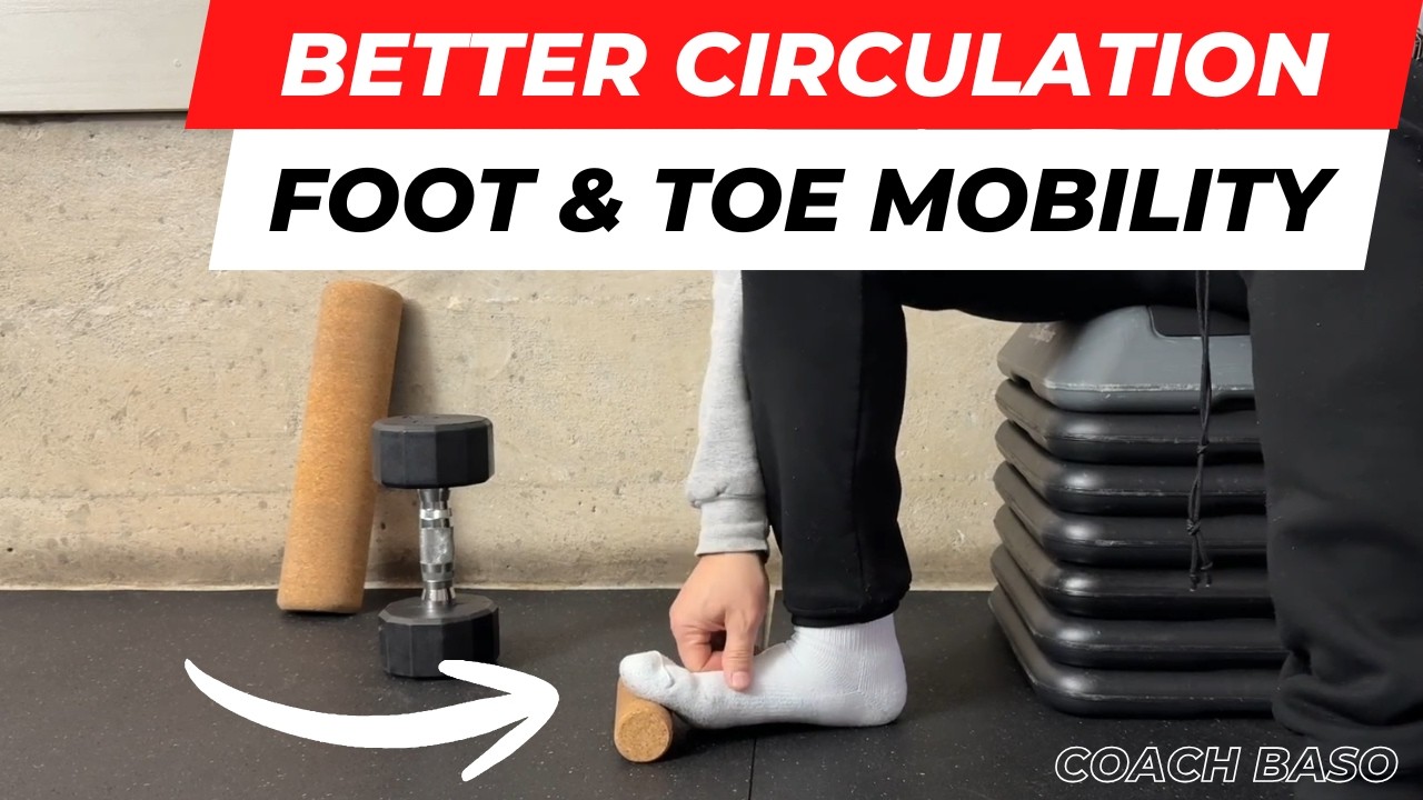 Foot Circulation & Toe Mobility for Seniors | Seated Plantar Fasciitis Relief Routine | Coach Baso