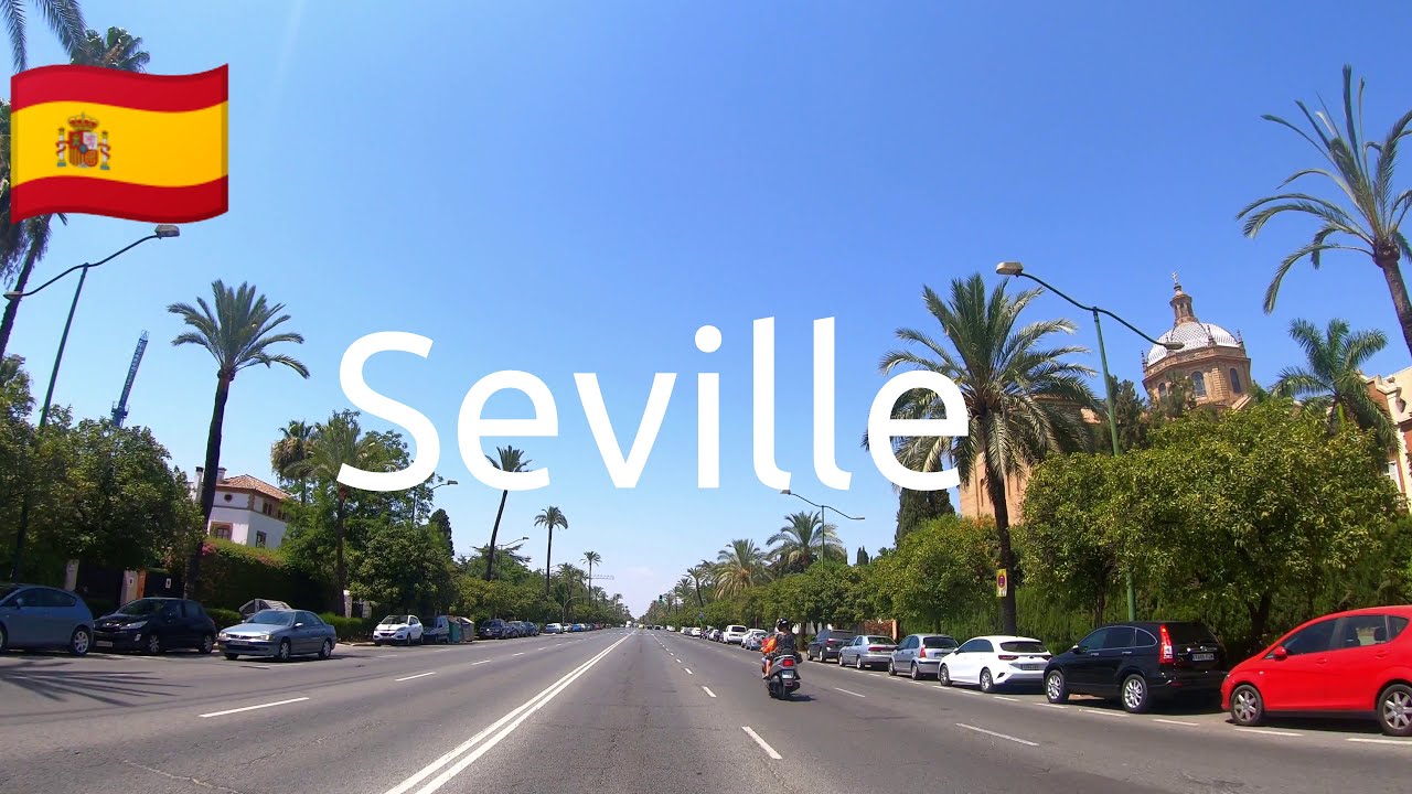 🇪🇸 Seville, Spain, 2020, midday drive