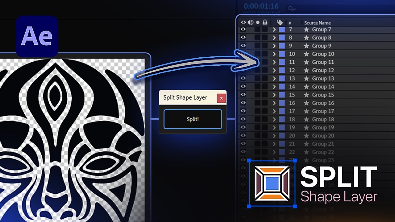 Split Shape Layer Tutorial | After Effects