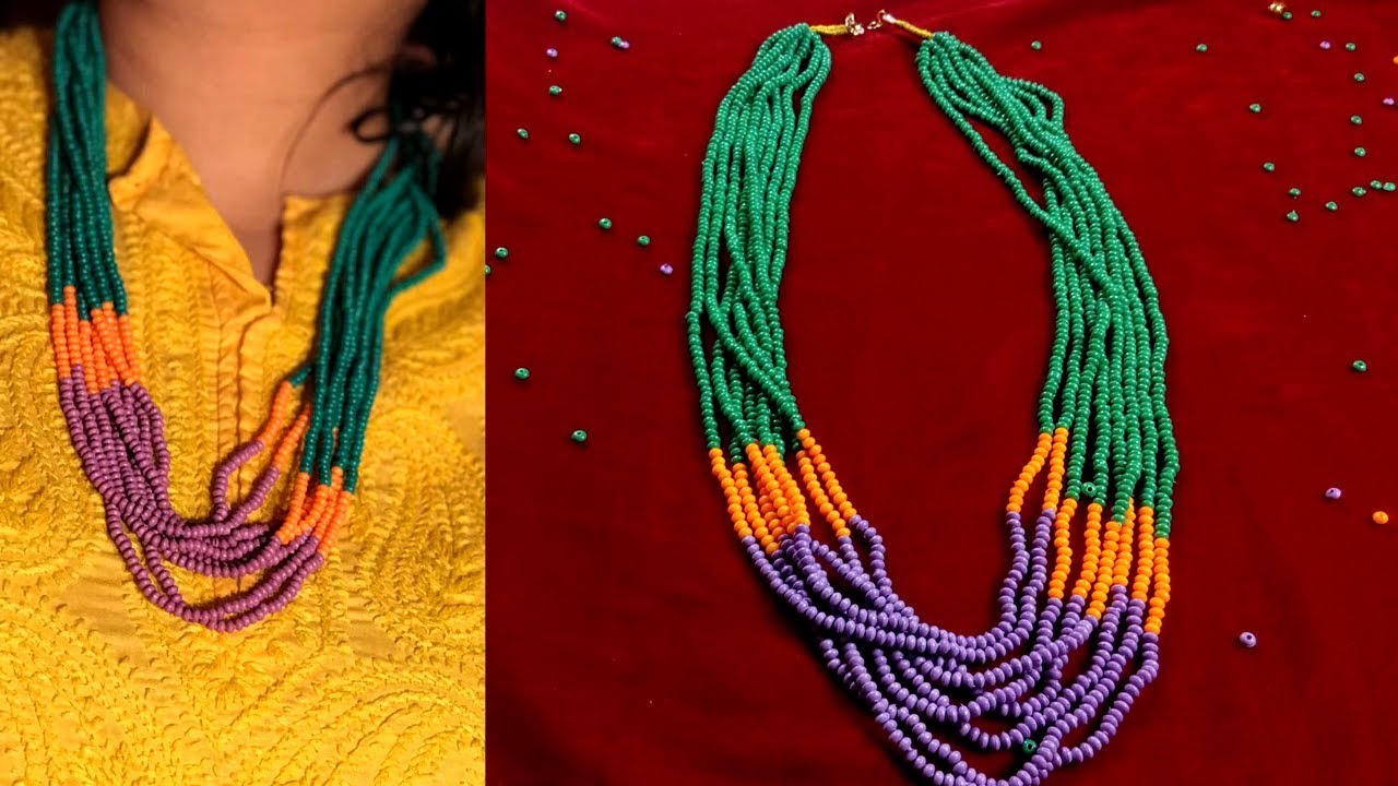 DIY | Make this Jewellery Necklace at Home...!!!