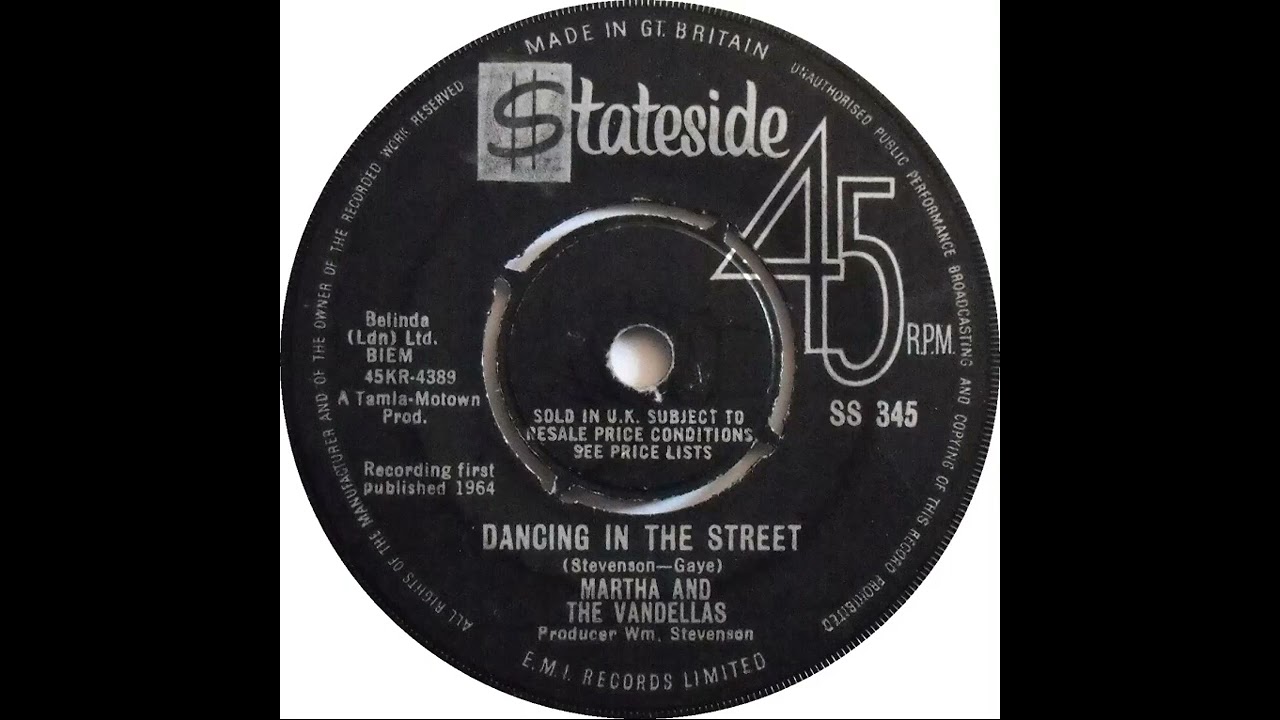 UK New Entry 1964 (227) Martha & The Vandellas - Dancing In The Street