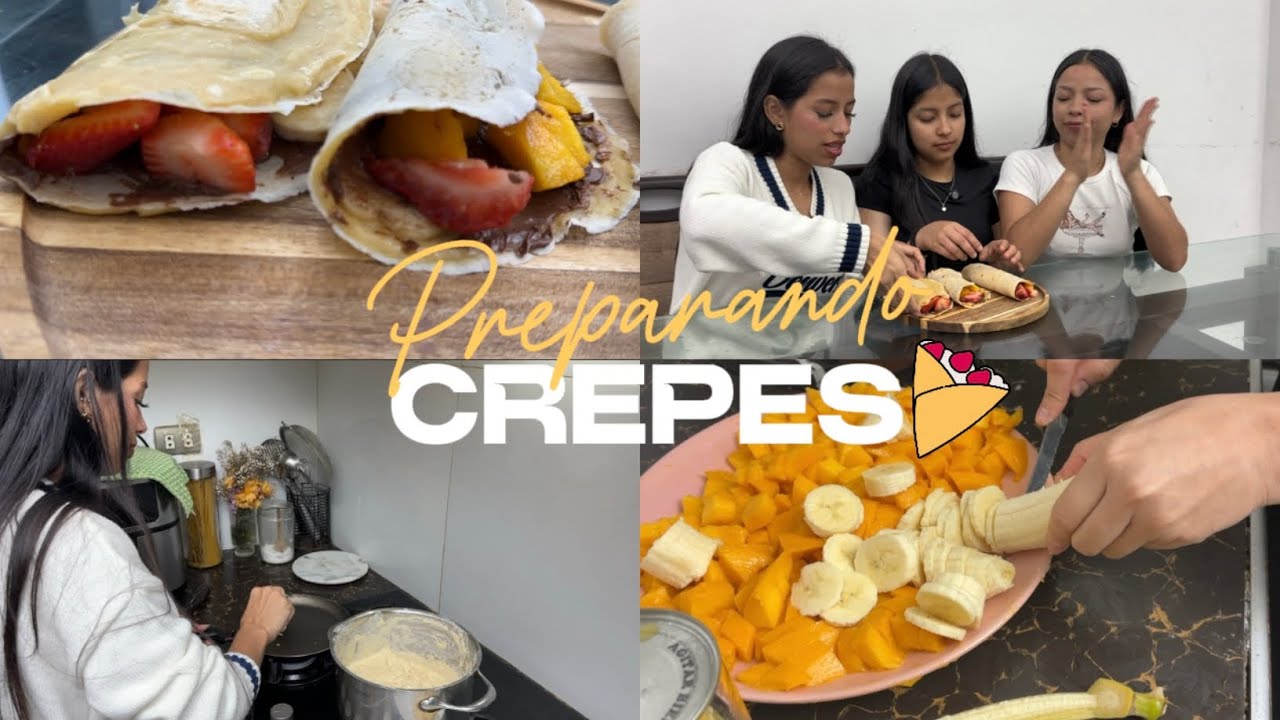 PREPARANDO CREPES (SALE MAL 👎) // LAS CELESTES 🩵✨