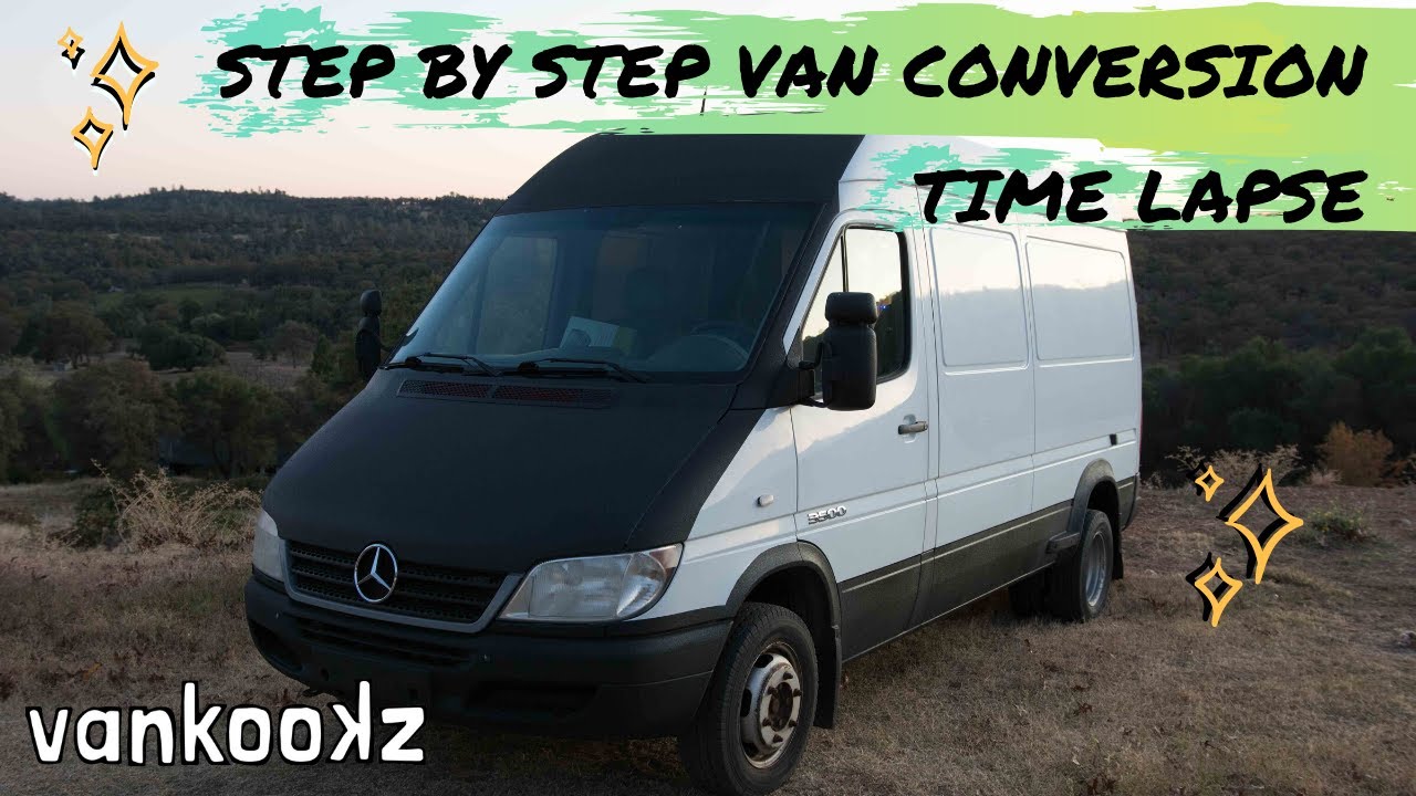 Sprinter van step by step time lapse | Entire Van Conversion in Ten Minutes!