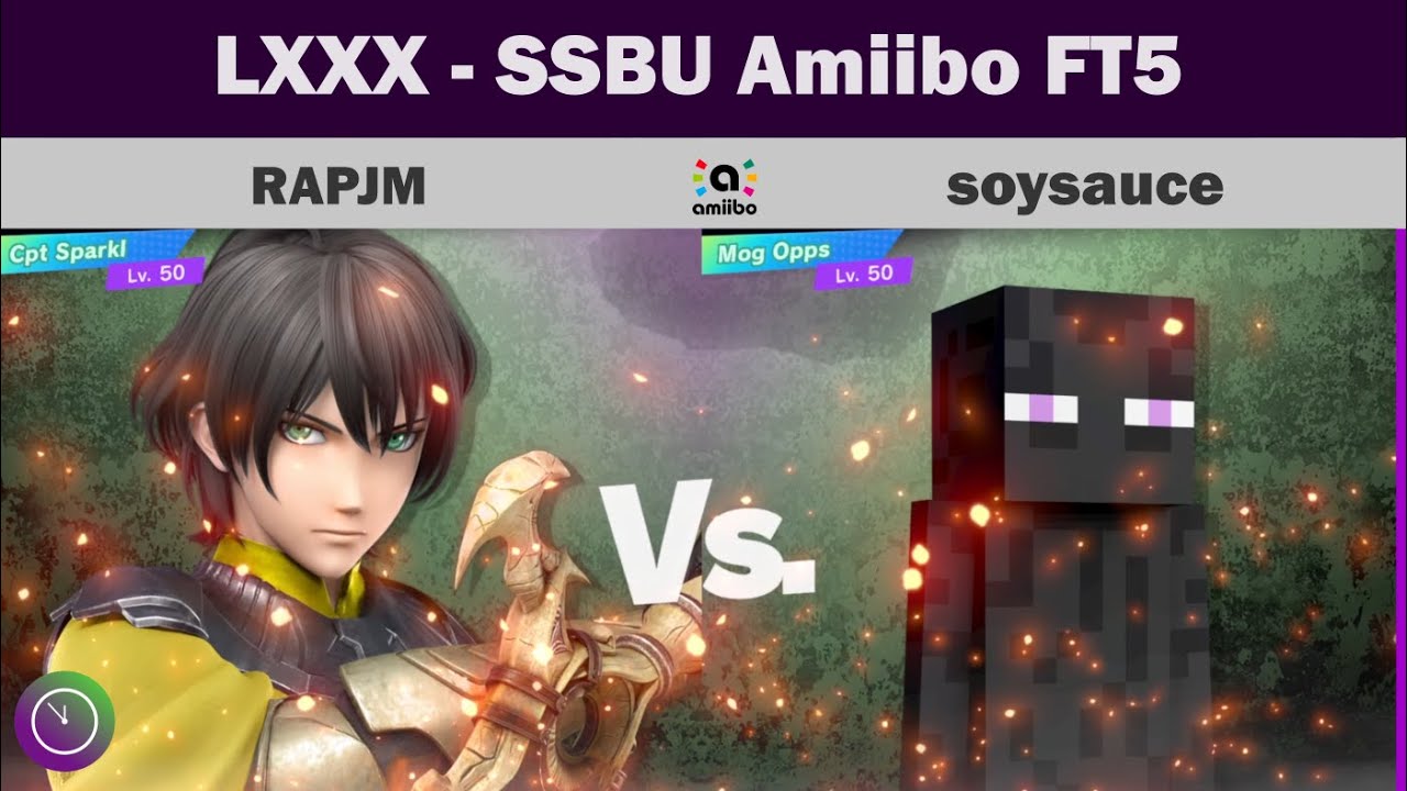 LXXX Amiibo FT5 Showcase: RAPJM - Byleth v soysauce - Steve