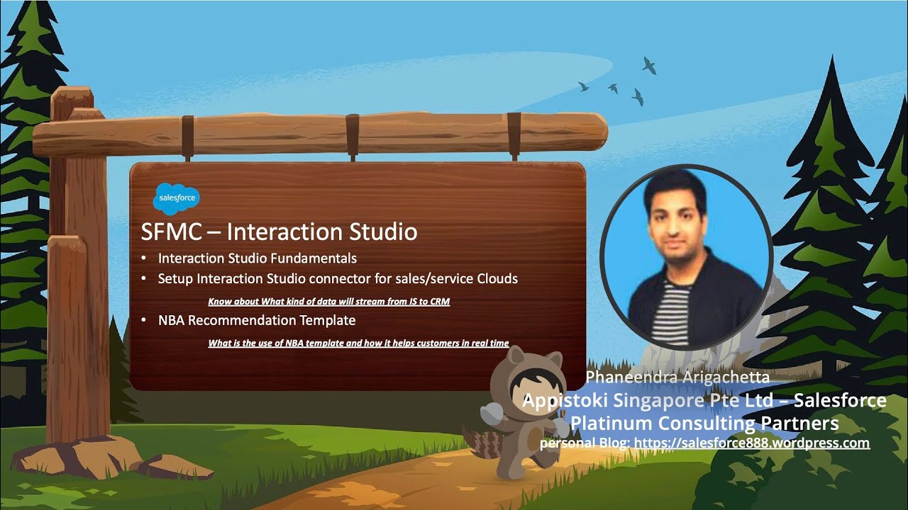 Salesforce Interaction Studio fundamentals and integration b/w Interaction studio vs CRM
