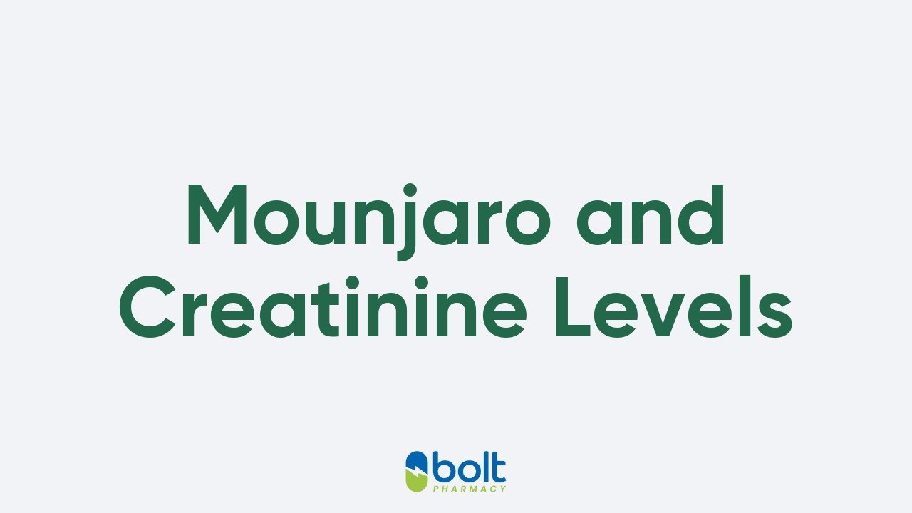 Mounjaro and creatinine levels: effects and monitoring guidance