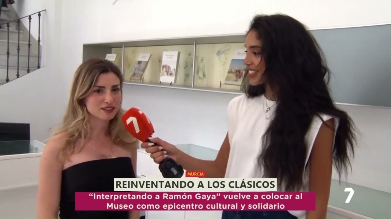 Presentación escultura Ganga en el Museo Ramón Gaya 15/05/ 2025 Murcia Conecta, con Encarna Talavera