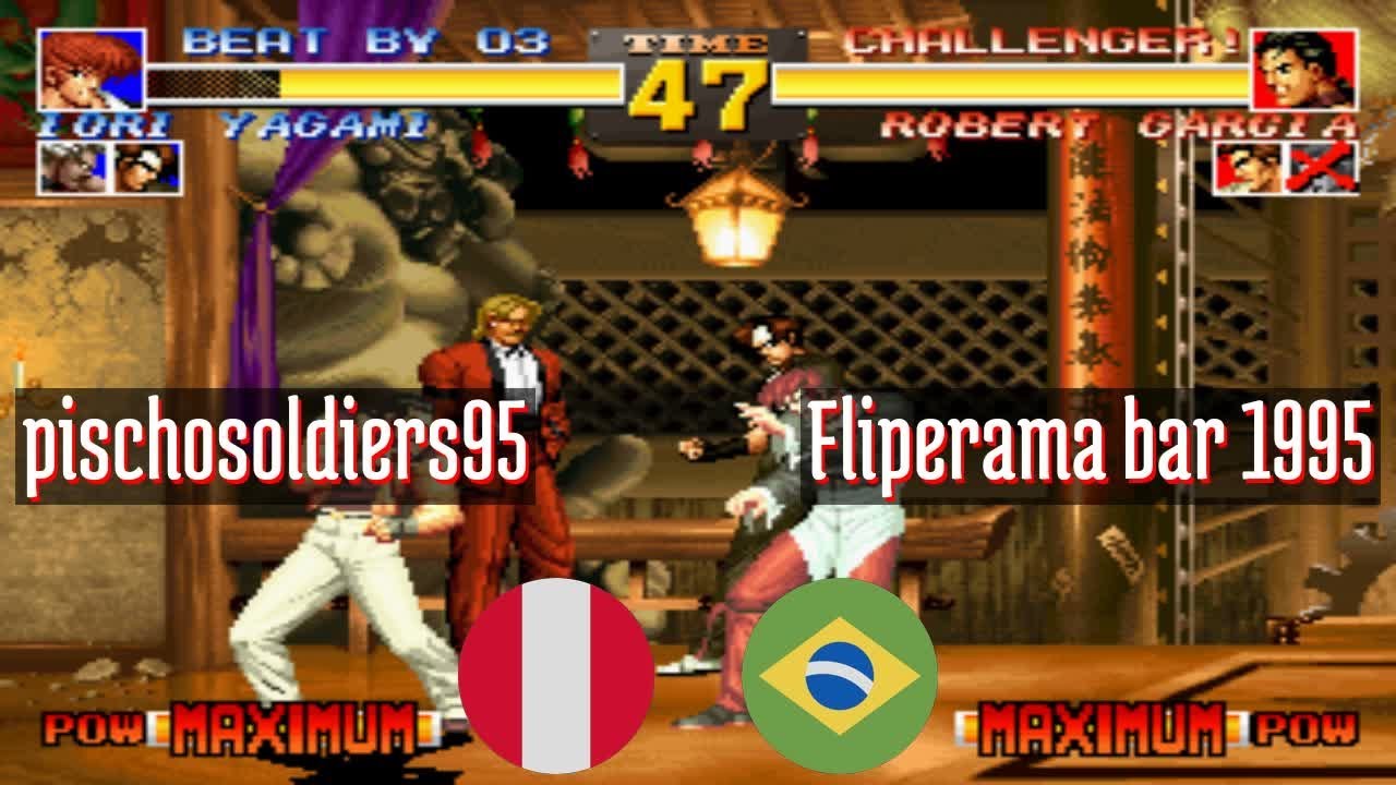 King of Fighters 95 (FT5) - pischosoldiers95 (PE) vs Fliperama bar 1995 (BR) - 2021-08-20