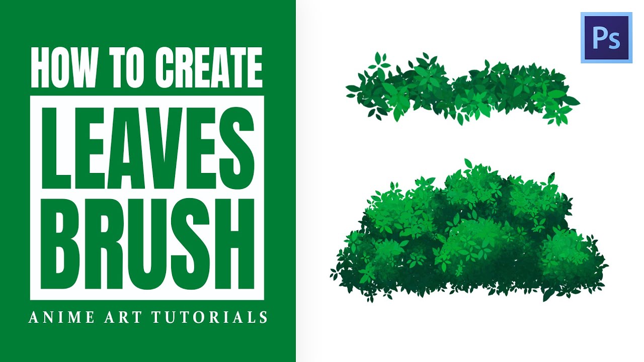 HOW TO CREATE LEAVES BRUSH || Photoshop Tutorial