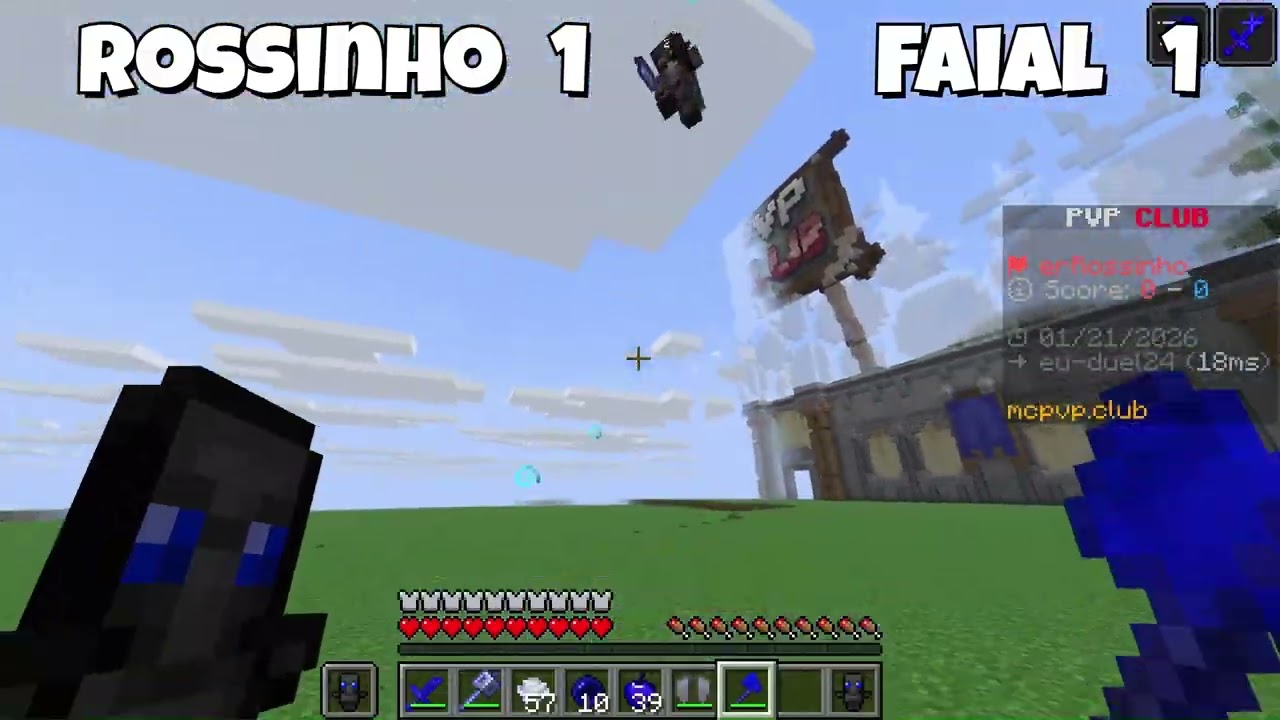 EPIC BATTLE! ROSSINHO VS FAIAL MINECRAFT. part 1