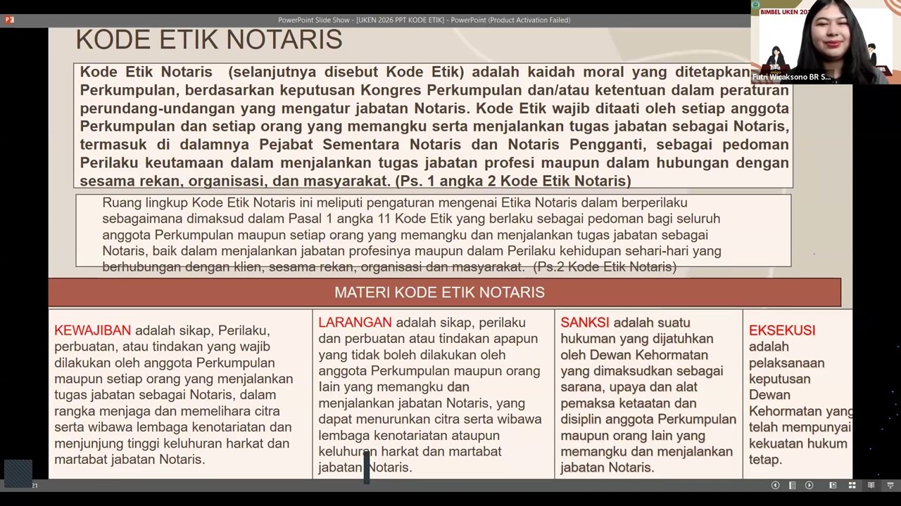 BIMBEL UKEN 24/2/2026 KODE ETIK