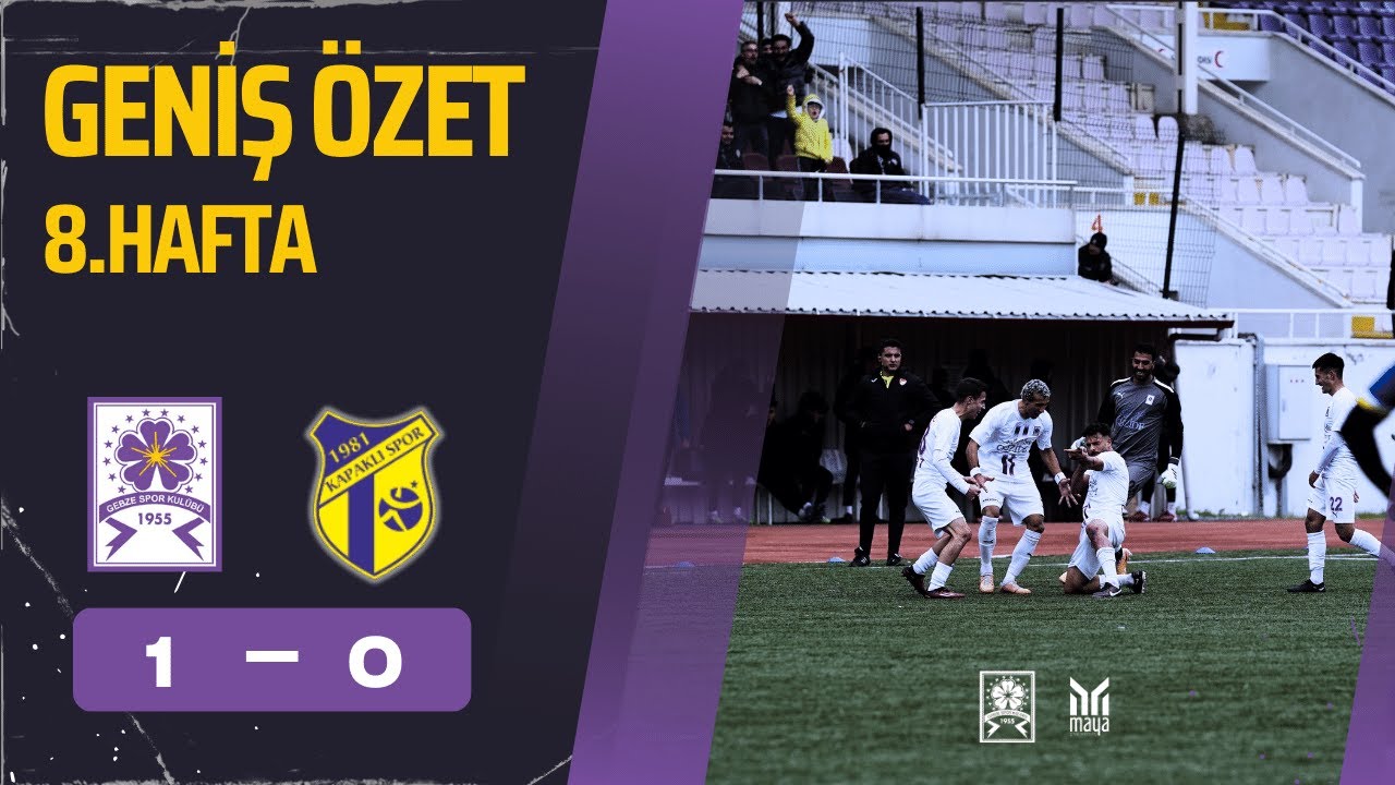 Gebzespor 1 - Kapaklıspor 0 Geniş Maç Özeti