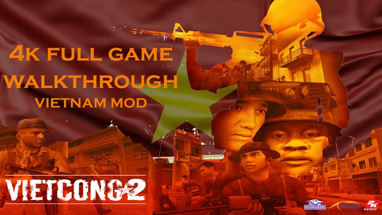 VIETCONG 2 | VC kampaň | 4K FULL GAME Walkthrough | Vietnam mód