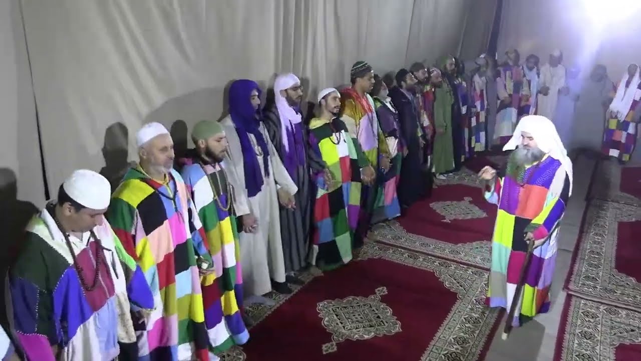 الحضرة الصوفية ليلة إحياء الزاوية الكركرية لذكرى 26 لرحيل الملك الحسن الثاني طيب الله ثراه