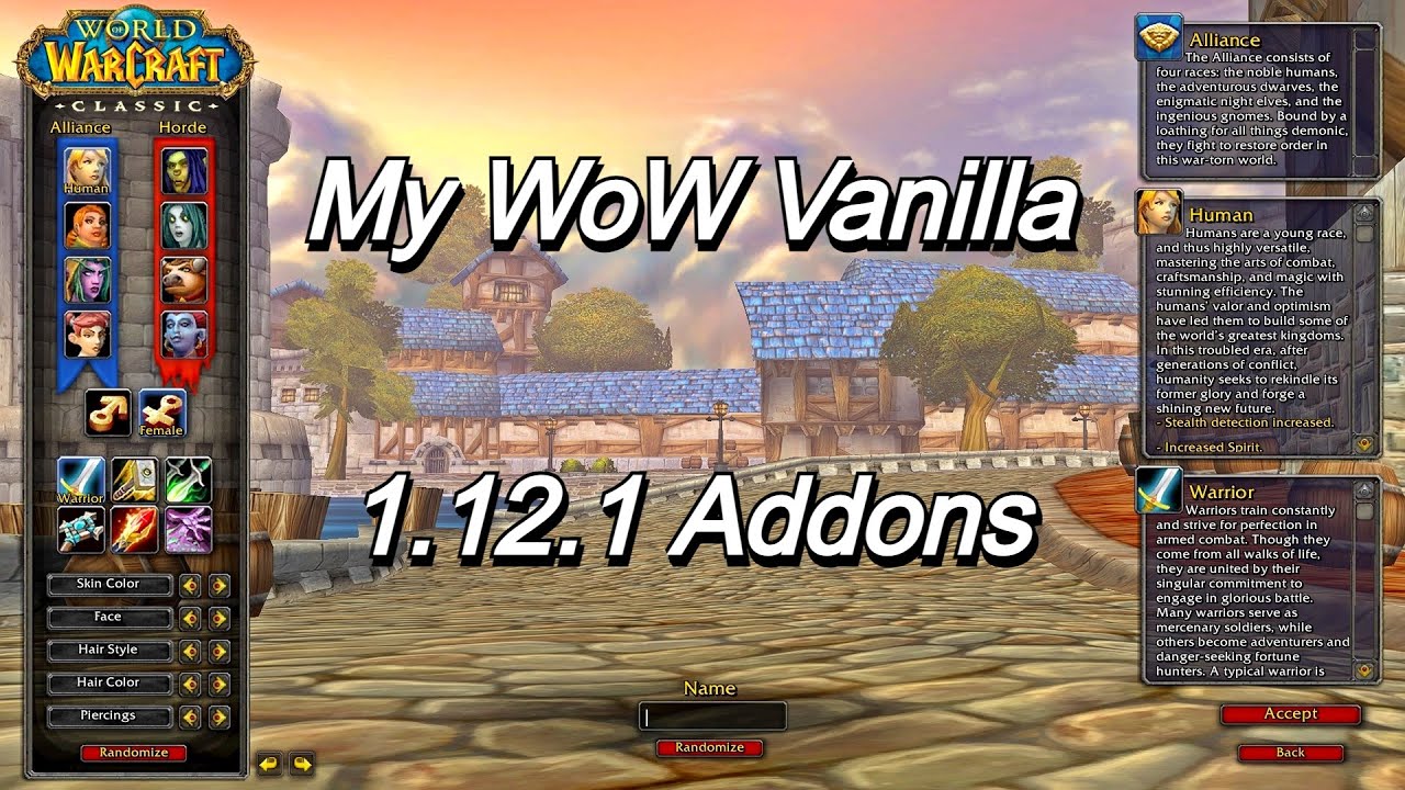 WoW Vanilla 1.12.1 - My Addons as Requested
