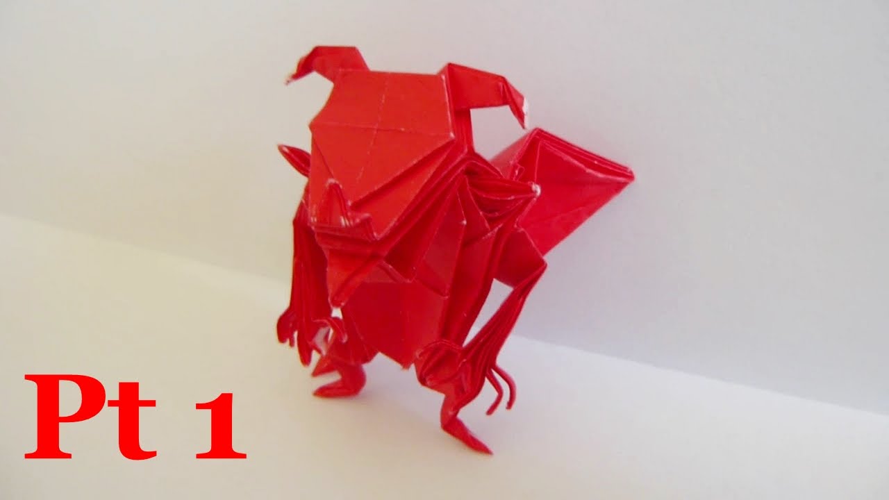 Origami Devil 折り紙 折り方 悪魔