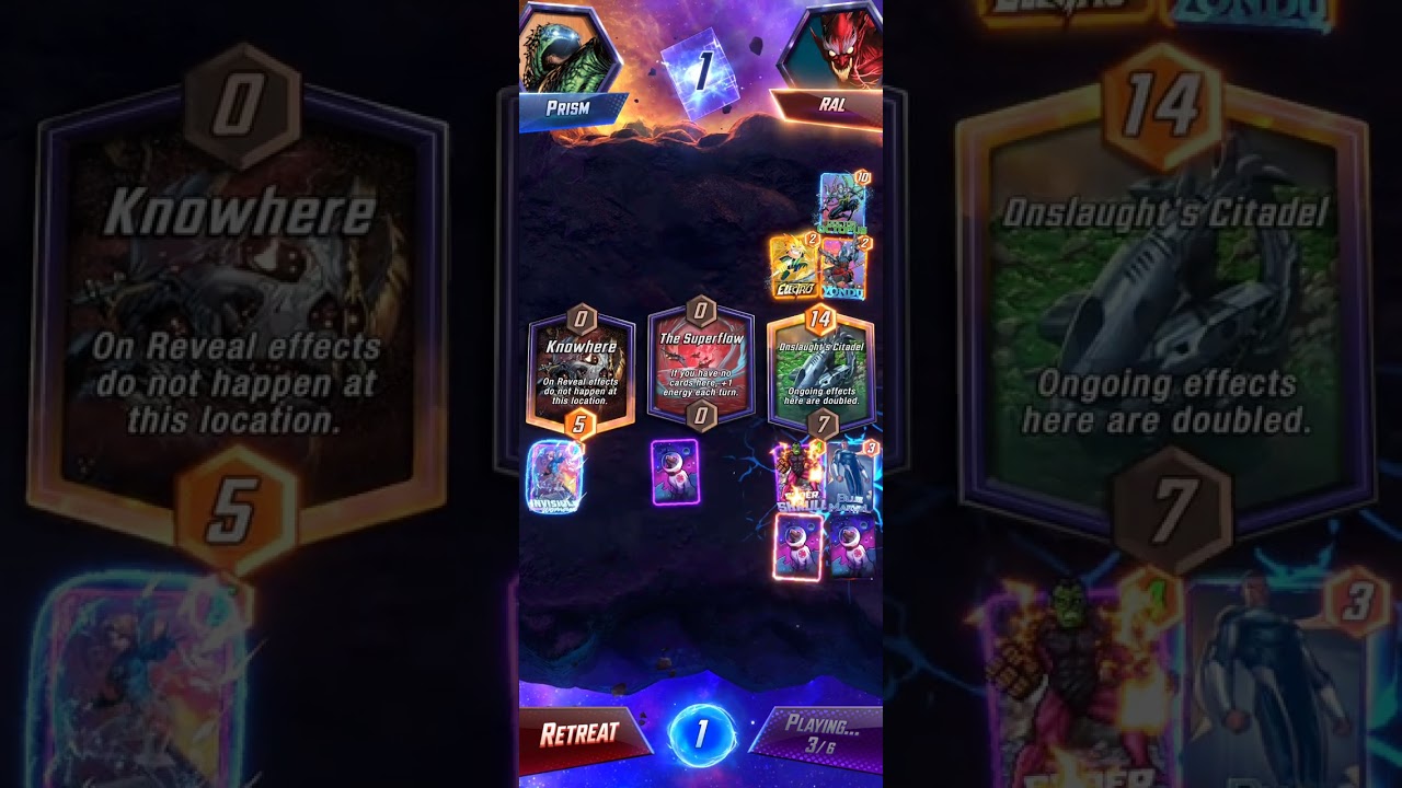 Galactus Deck defeated by Iron lad Ultron