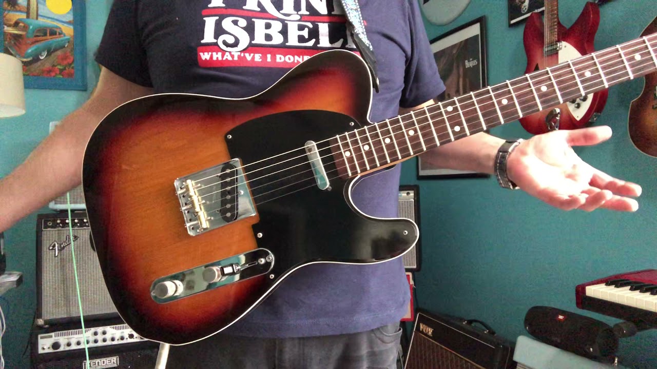 Гитара Fender Jason Isbell Telecaster своими руками со звукоснимателем Fender Twisted Tele Neck