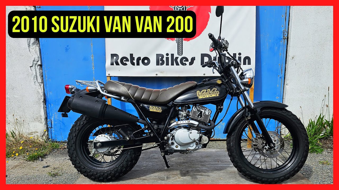 Vintage Charm, Modern Thrills: Riding the 2010 Suzuki Van Van 200
