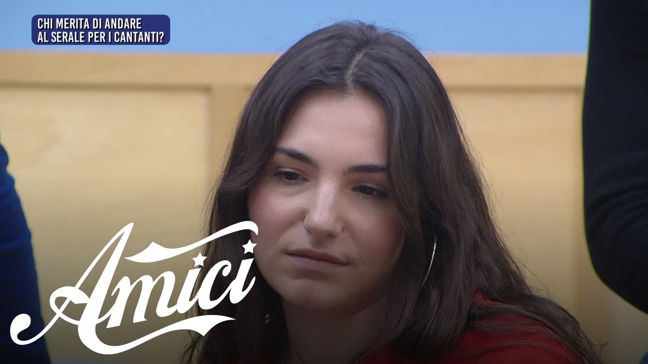 Amici 25 - La reazione di Caterina alla classifica dei cantanti