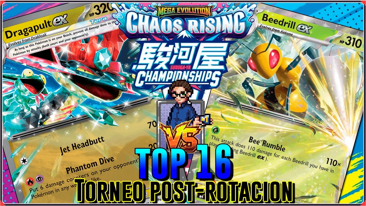 TOP 16 TCG POKEMON Championships SURUGA-YA en ESPAÑOL | Dragapult/Dusknoir vs Beedrill ex