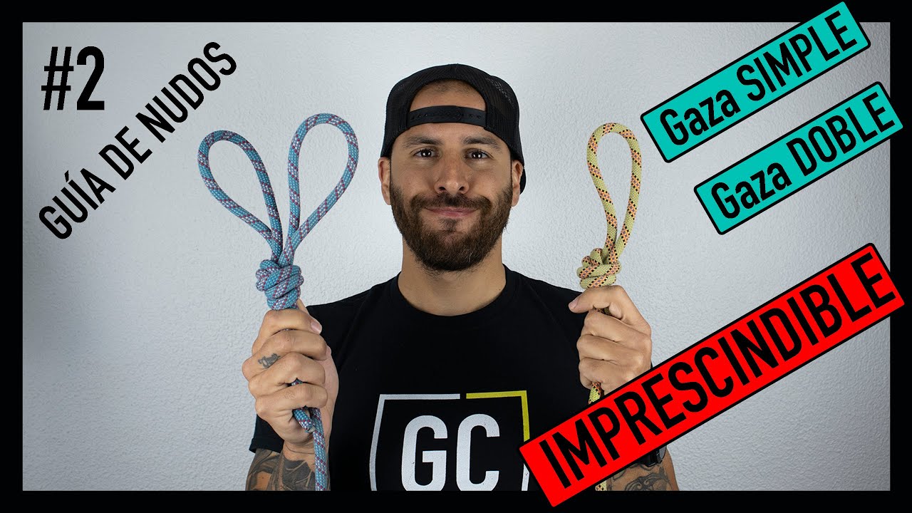 ✅ Gaza SIMPLE y Gaza DOBLE (dos orejas) ✌ #02 Guía de NUDOS 🤓