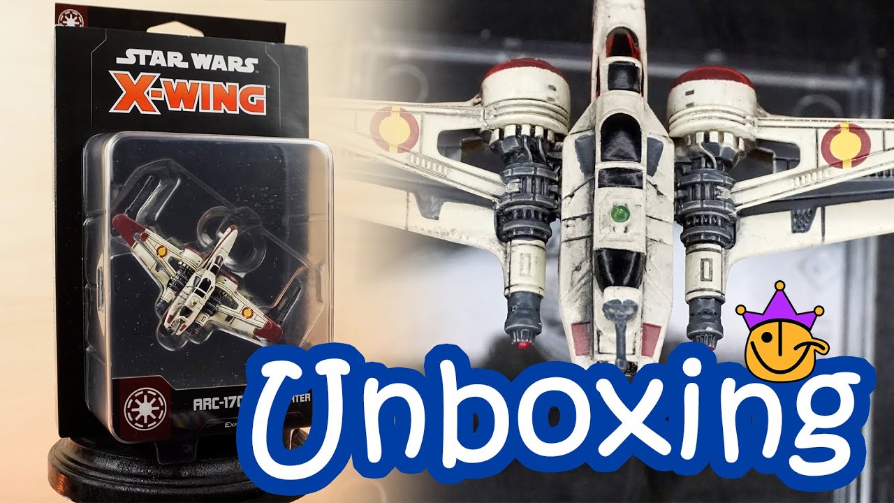 Star Wars X-Wing Miniatures Game: ARC-170 Expansion Unboxing & Close Up Shots