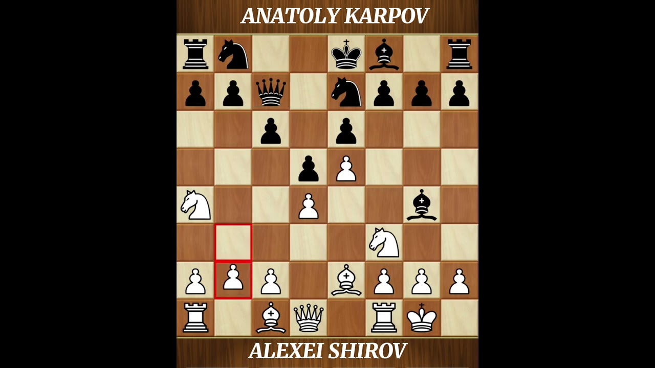 Anatoly Karpov vs Alexei Shirove * Amber Blindfold Monaco 2001 *