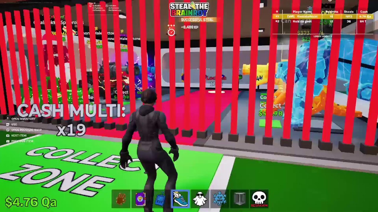 Steal a Brainrot fortnite Trading