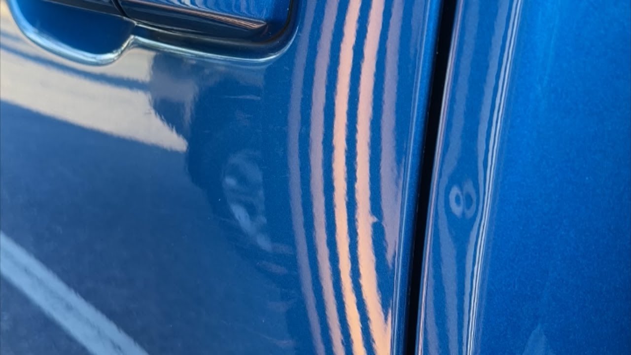Paintless Dent Repair On Brand New GM Truck (POV)