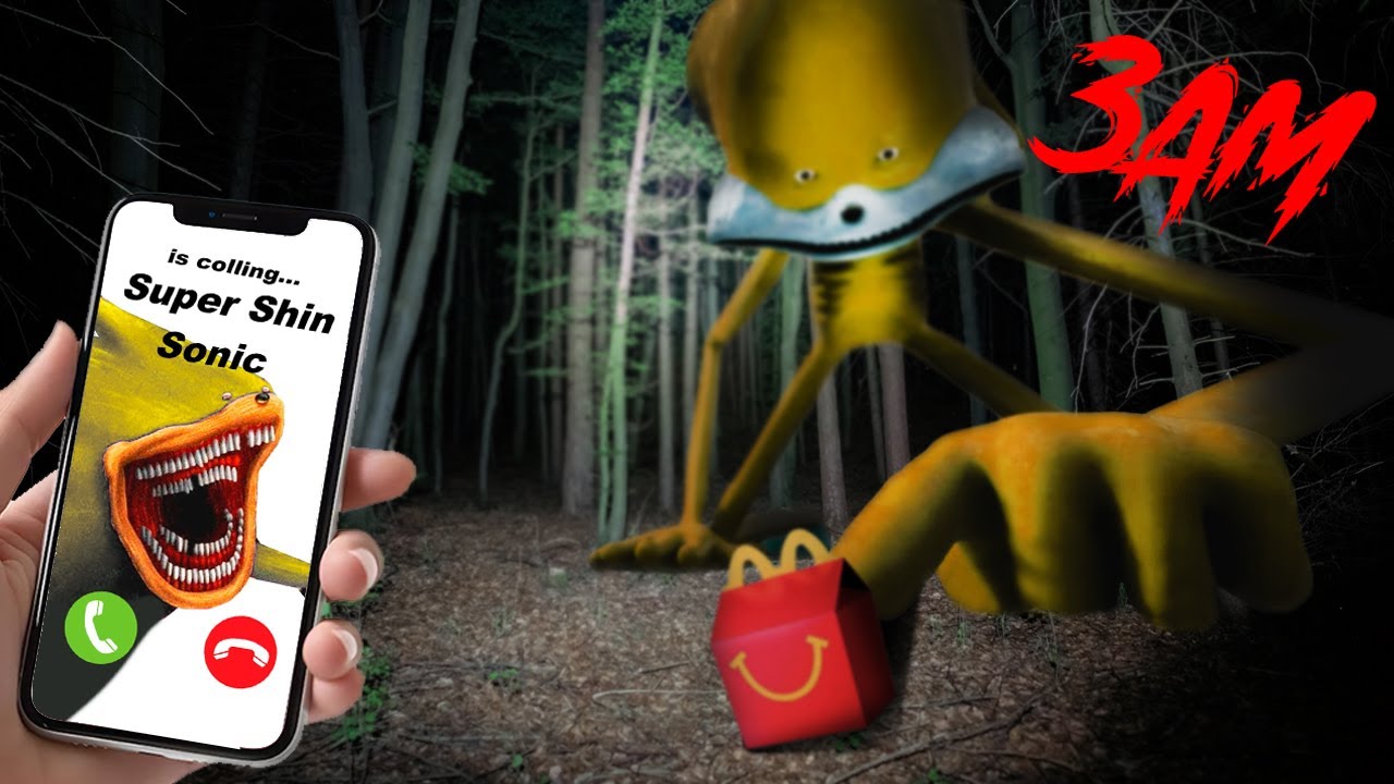 If you call SUPER SHIN SONIC in the forest - RUN
