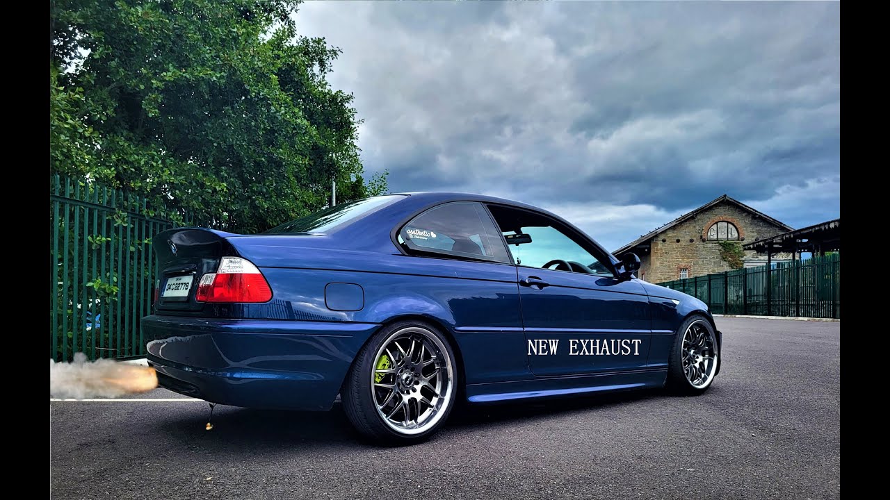 [[Bmw Exhaust 320ci e46 ]] ( Back Box Delete) pipe (Sound Test )