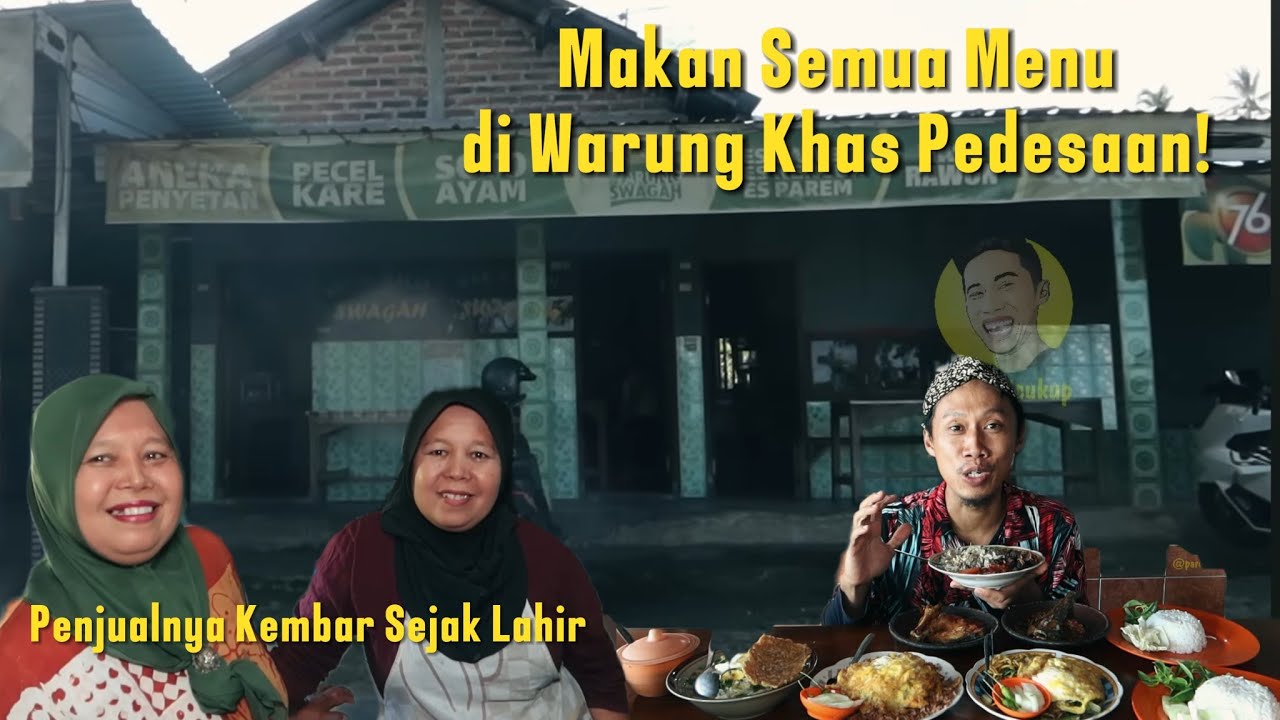 Menikmati sajian spesial warung pedesaan pinggir sawah, jalan menuju Air Panas Ngebel!