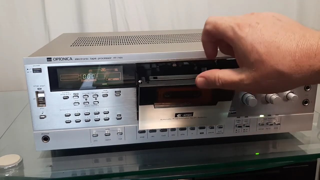 SHARP OPTONICA RT-7100 TEST VOR VERSAND AM 29.07.2023