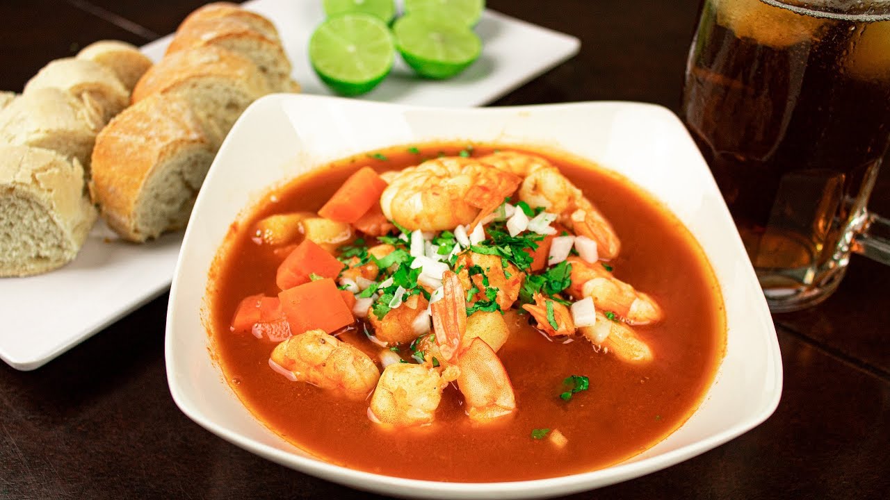 Increíble Caldo de Camarón Receta Infalible | Sazonando a mi Estilo