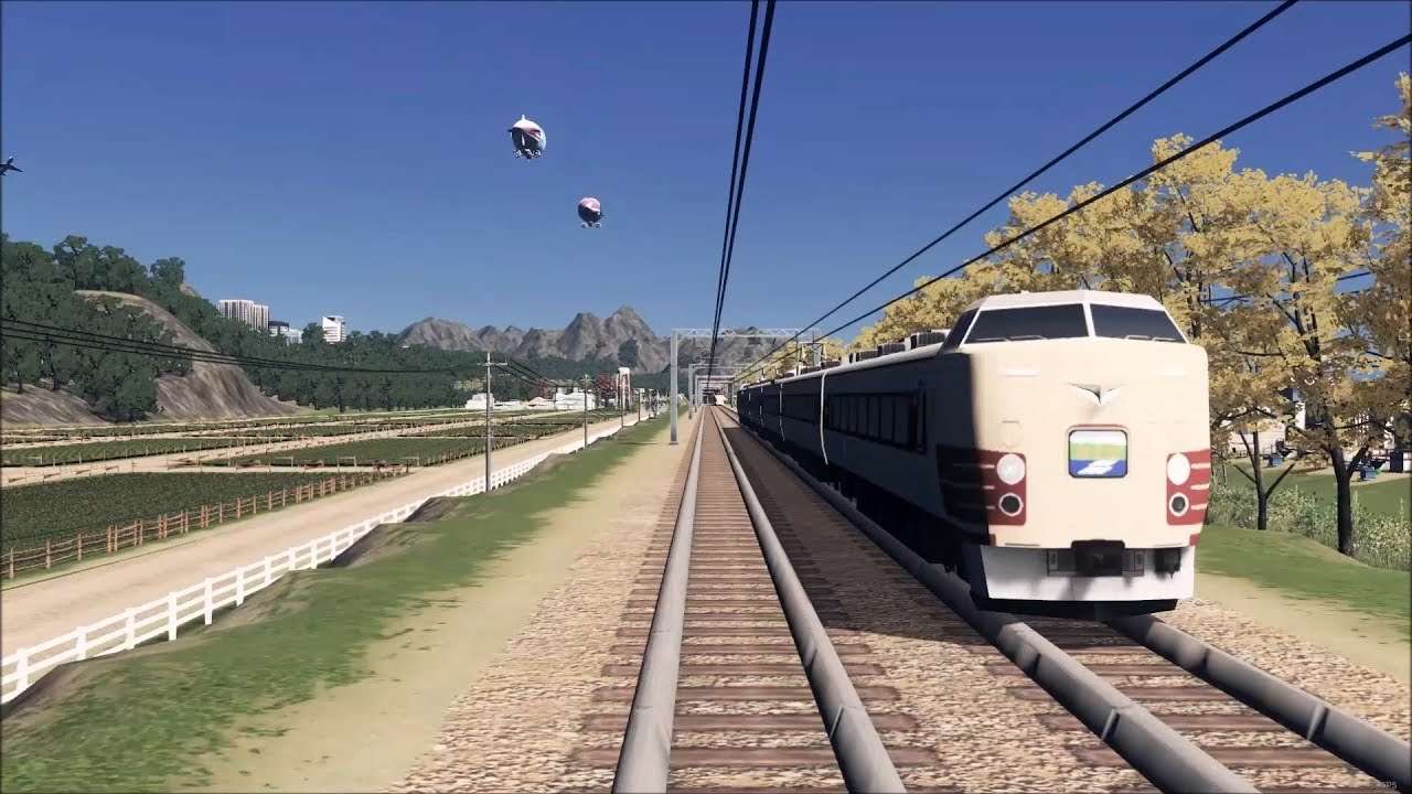 Cities: Skylines シティーズスカイラインズ 淡路島を電車で一周の旅