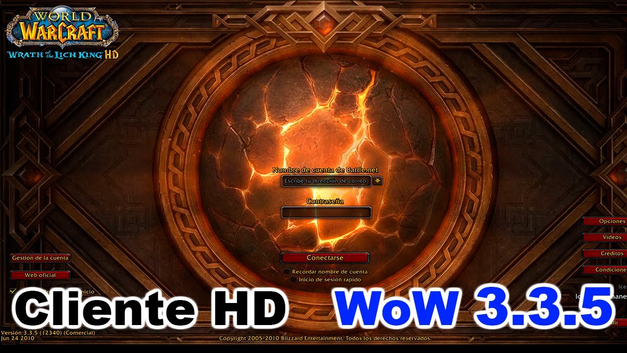 Cliente HD para WoW 3.3.5 | Gu&iacute;a Completa de Descarga e Instalaci&oacute;n