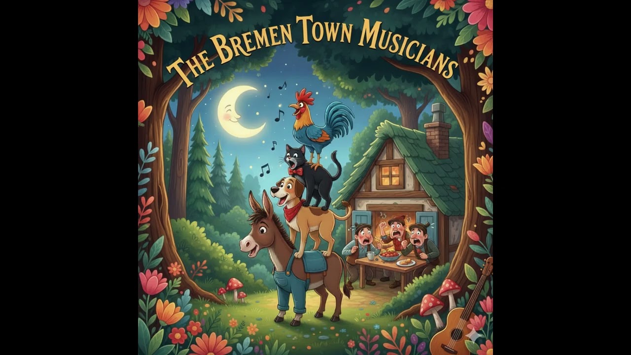 The Bremen Town Musicians | Classic Animal Stories by Rolling Kitten TV