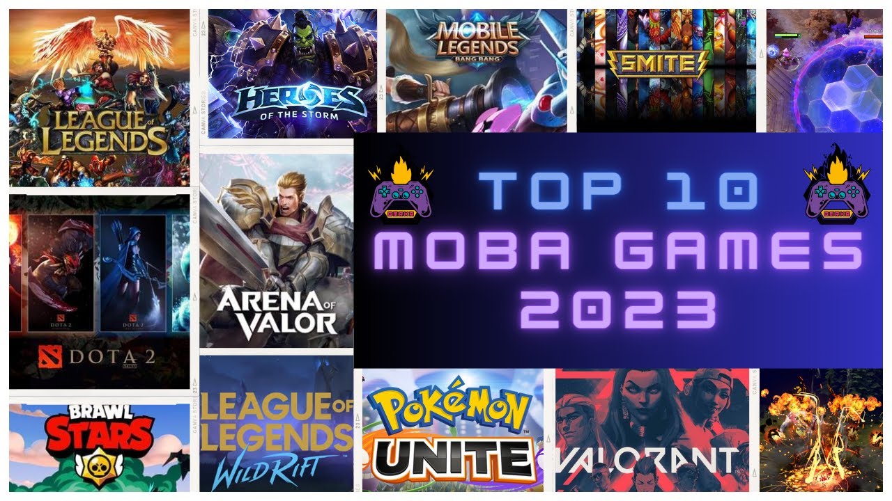 Top 10 Moba Games 2023! (With Valid Data)