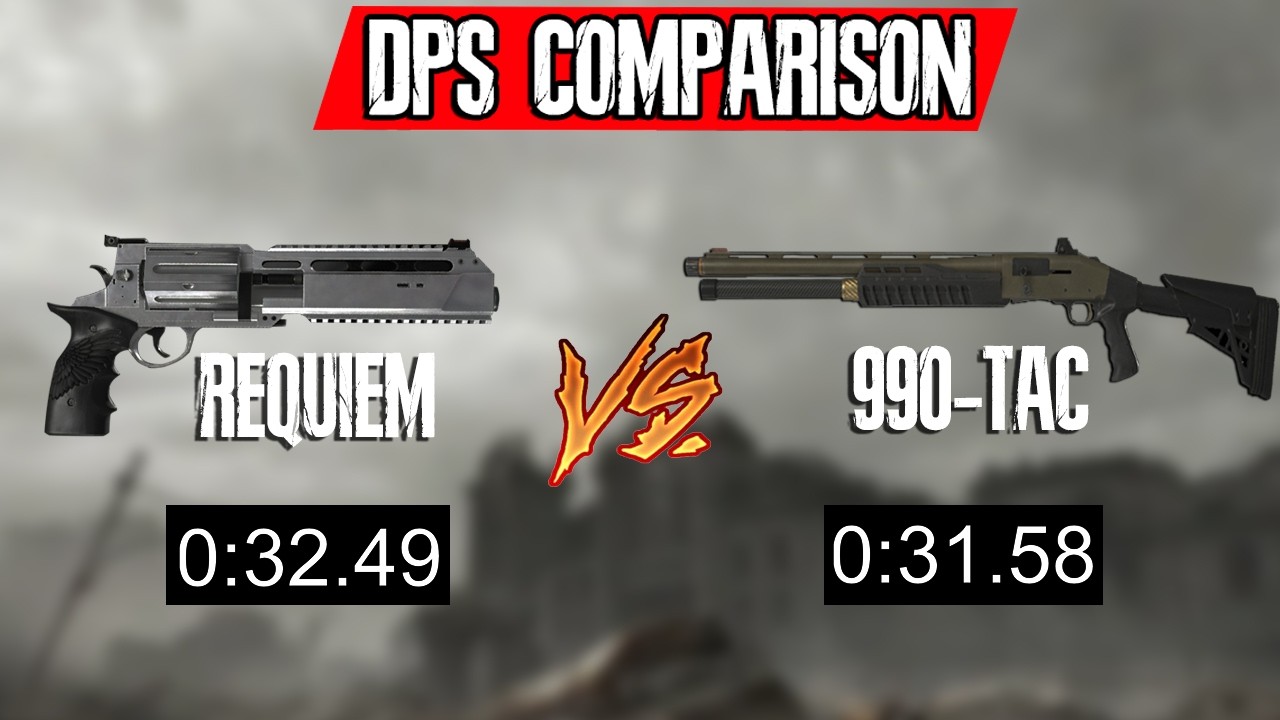 Resident Evil Requiem - Magnum vs Shotgun DPS Comparison - Requiem vs 990-TAC