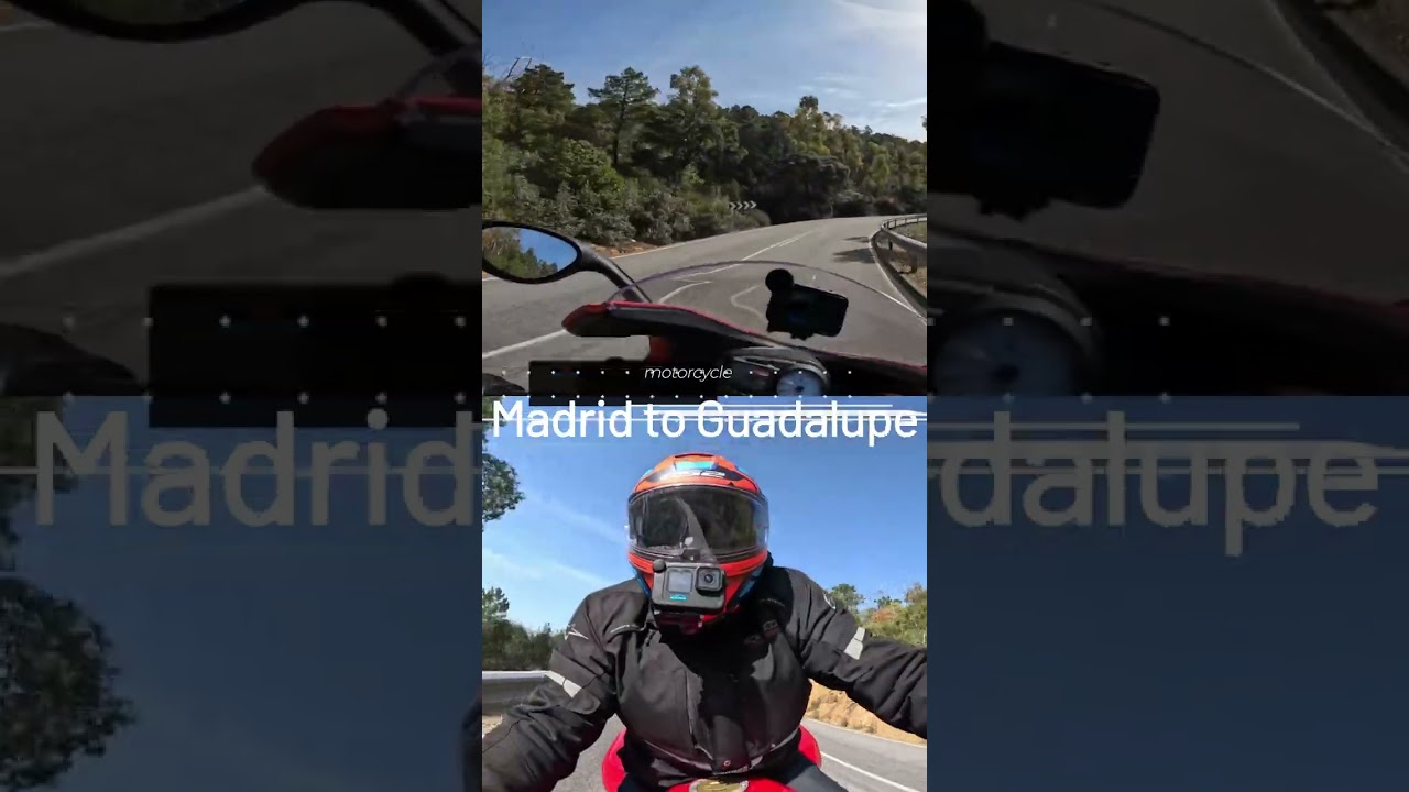 Madrid to Guadalupe motorcycle ride.#moto #motorcycle #motovlog #spain #pueblosmagicos