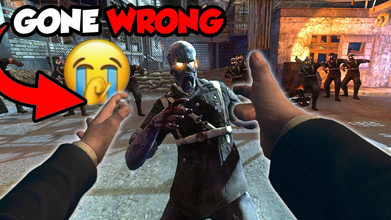 I tried the MODDED Pack-A-Punch Challenge On Der Riese... (Black Ops 1 Zombies)