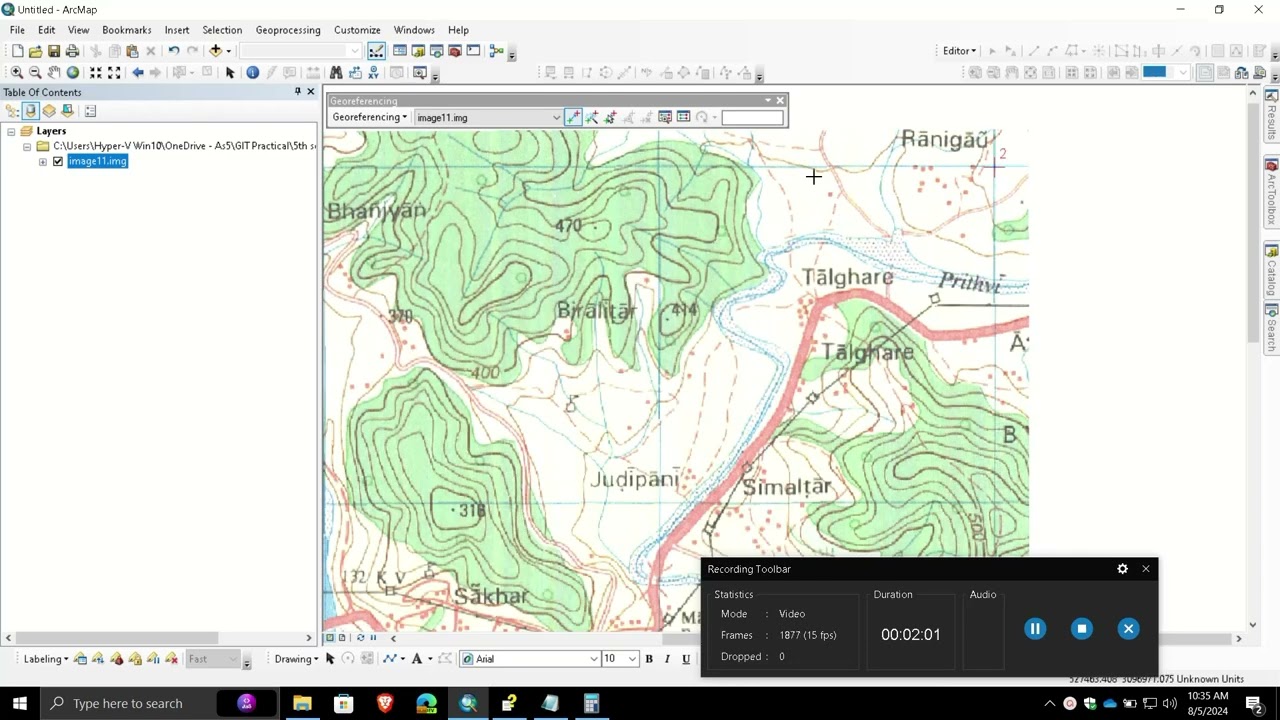 1: Preparation of Digital Topographic Database: Database Preparation and Coordinate Definition