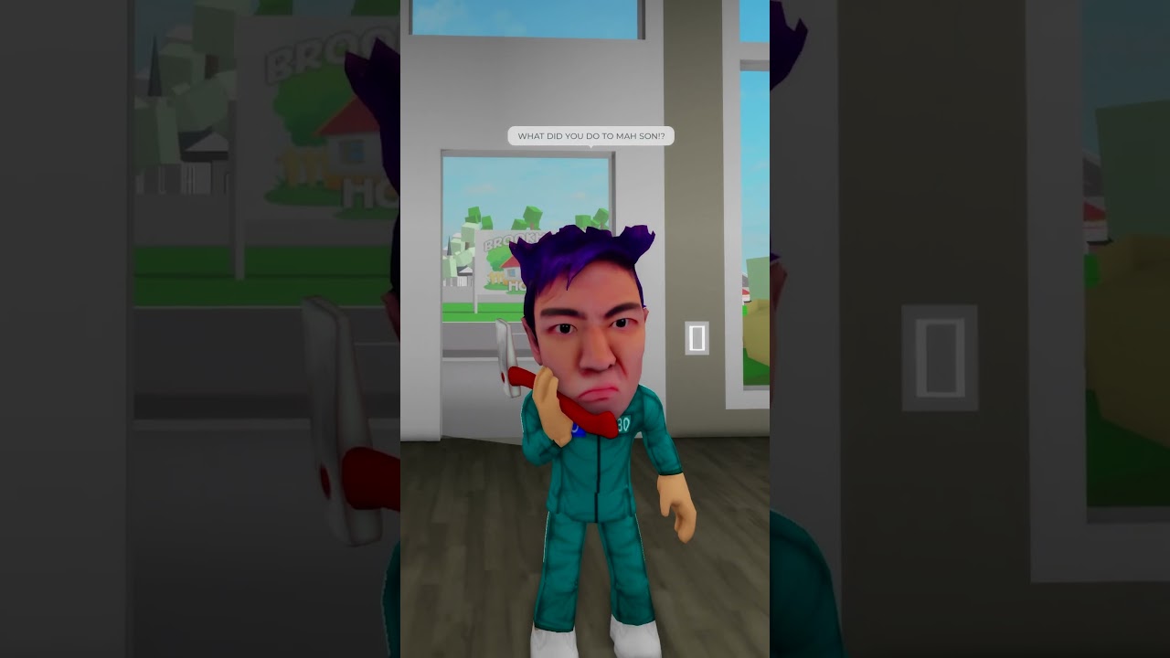 Thano's dad saves the day 💀 #robloxshorts #roblox