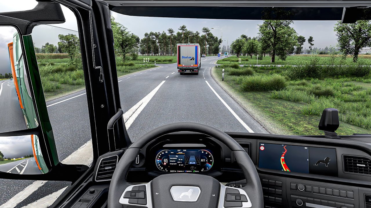4K Ultra Realistic Graphic MAN | Euro Truck Simulator 2 Mod By Snowymoon Gameplay In Germany