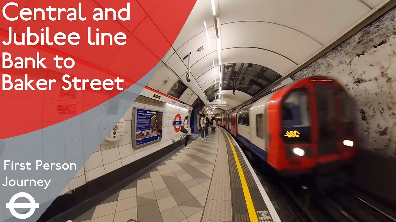 London Underground First Person Journey - Bank to Baker Street