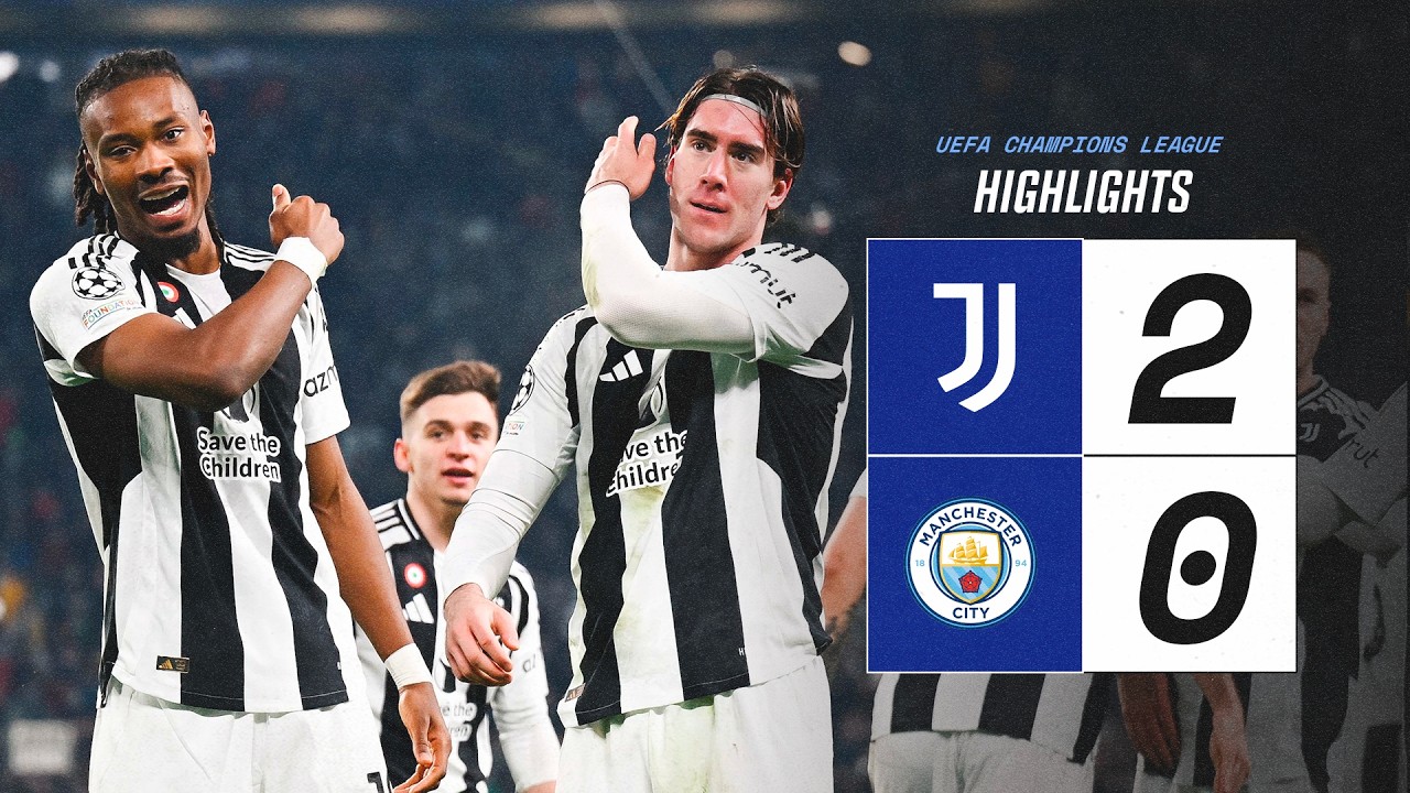 HIGHLIGHTS UCL | Juventus 2-0 Manchester City | Vlahović & McKennie Goals!
