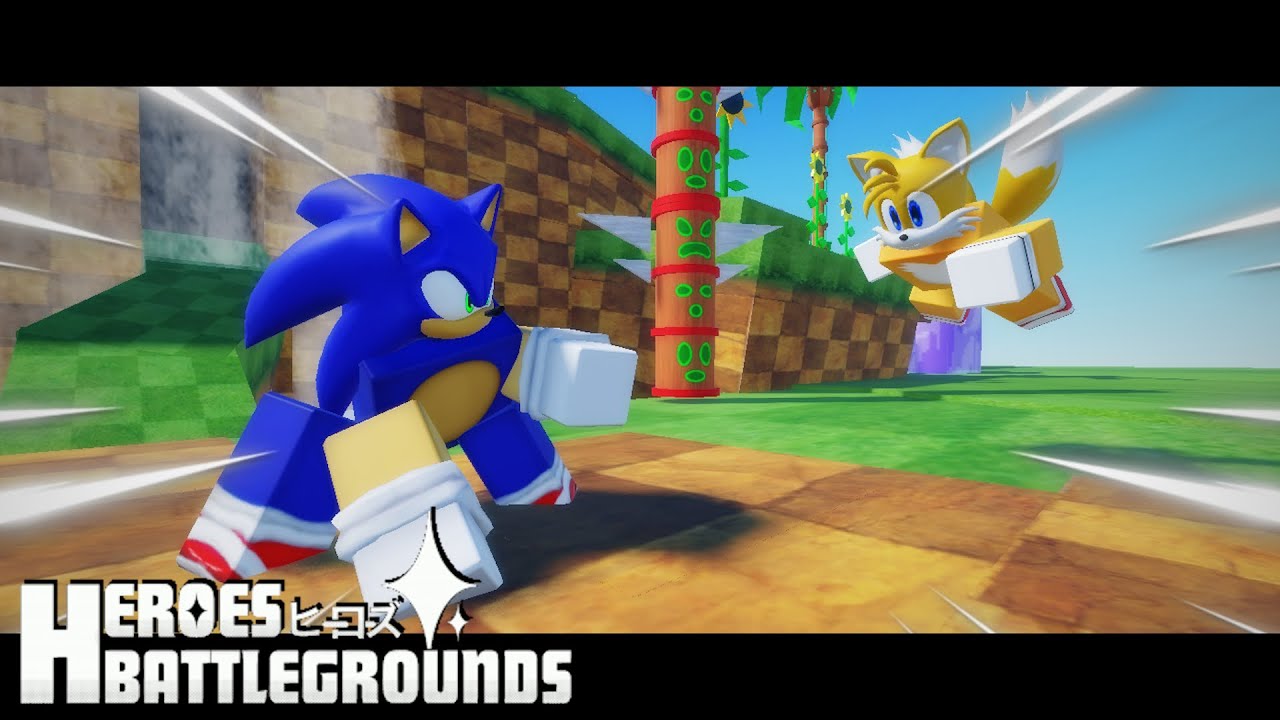 Sonic VS. Tails | Heroes Battlegrounds