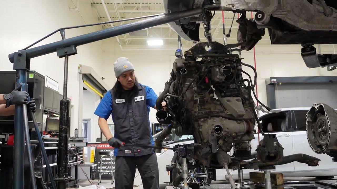 BMW F30 328xi N20 engine replacement