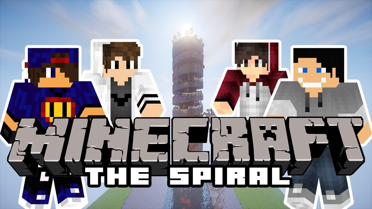 Minecraft Parkour: The Spiral [2/x] w/ Undecided, Tomek, Piotrek